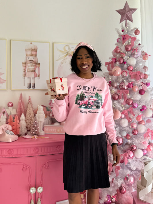 North Pole Christmas truck