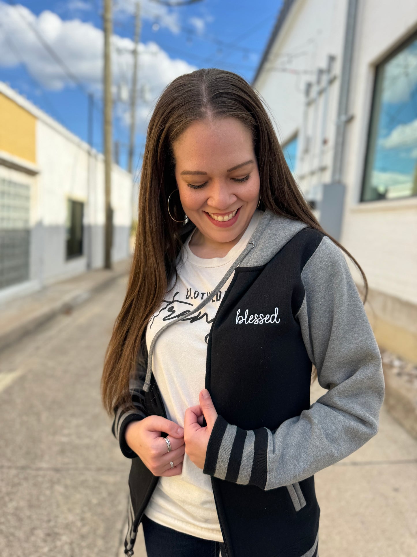 BLESSED Varsity Jacket