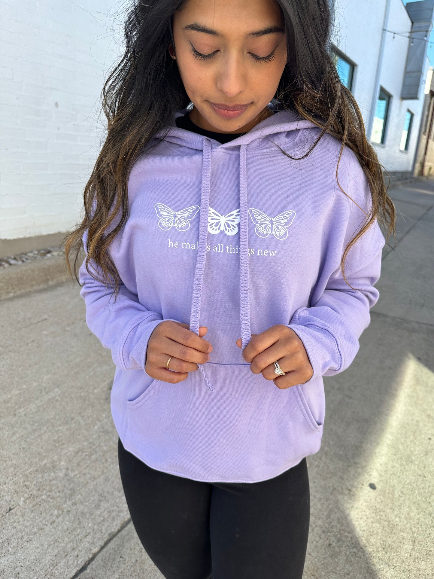 Butterfly Purple Hoodie