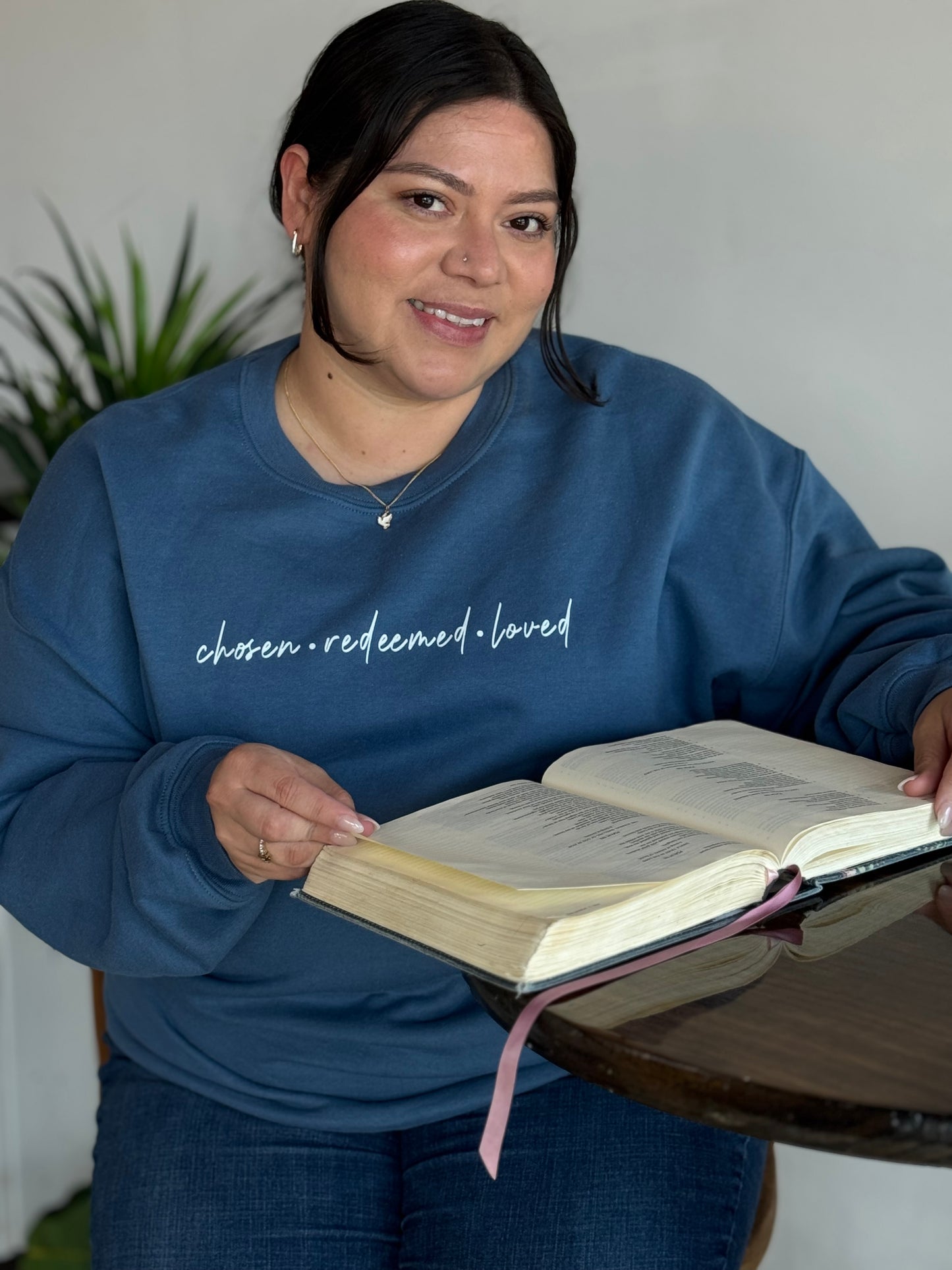 Chosen, redeemed and loved (Blue)