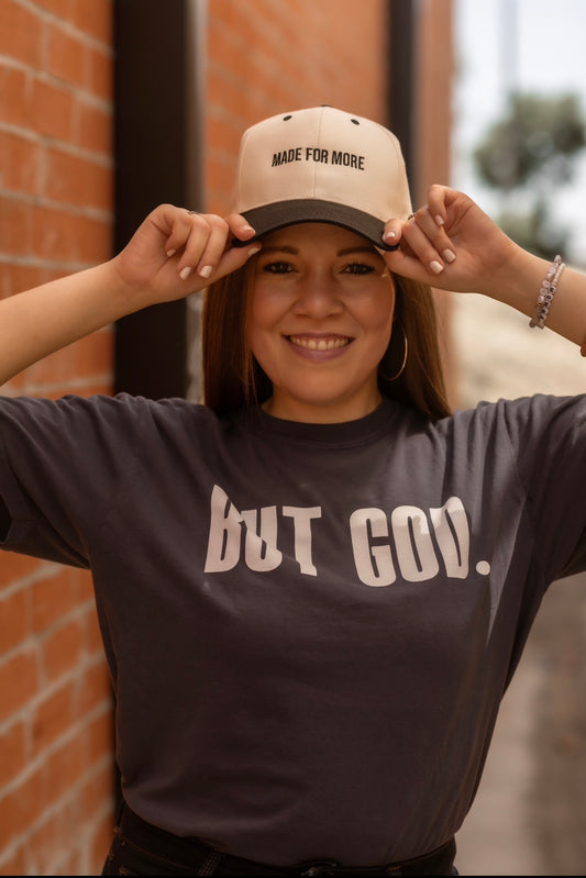 BUT GOD unisex Navy