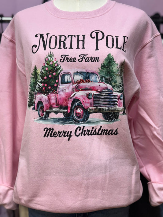 North Pole Christmas truck