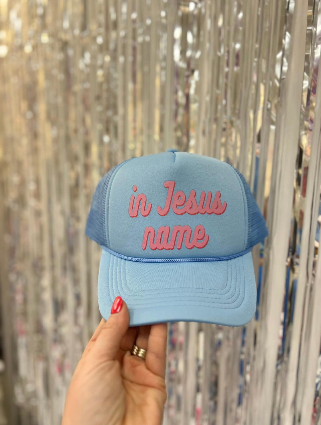 In Jesus name Hat